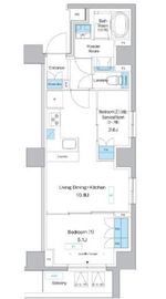 プレディアコート板橋 605 間取り図
