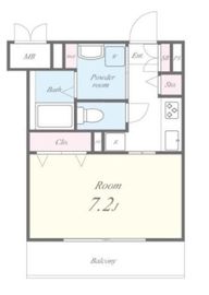 グランスカイ 2階 間取り図