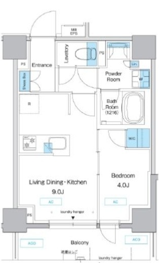 プレディアコート板橋 202 間取り図