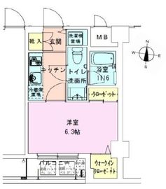 東陽町レジデンス壱番館 8階 間取り図