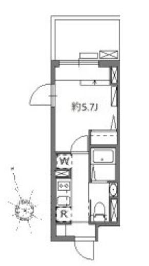 ソラシアレジデンス学芸大学Ⅱ 301 間取り図