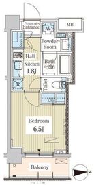 パークアクシス高田馬場テラス 406 間取り図