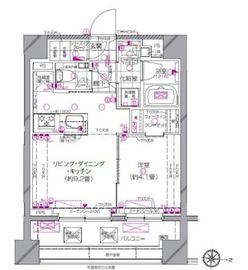 ピアース品川中延 3階 間取り図