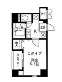 プレミール浅草 203 間取り図