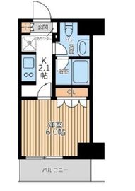 City Lux Tobe 704 間取り図