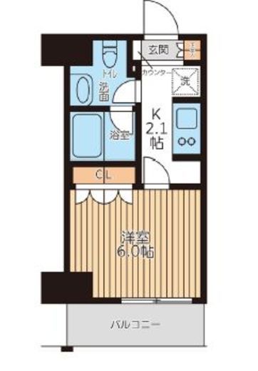 City Lux Tobe 812 間取り図