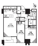 プラウドタワー渋谷 20階 間取り図