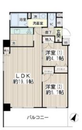 グッドビュー川崎 7階 間取り図