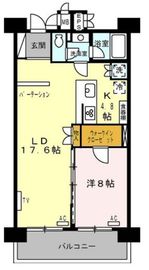 ロイヤルパークス西新井 612 間取り図