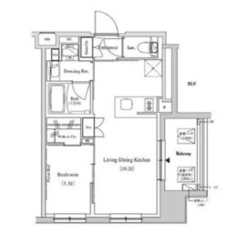 ザ・パークハビオ蕨 606 間取り図