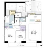 オープンレジデンシア虎ノ門 15階 間取り図