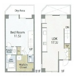 ヒルハイツ代官山 1階 間取り図