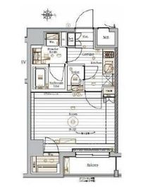 メイクスデザイン住吉3 402 間取り図