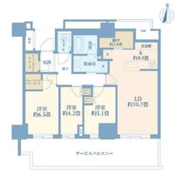 THE YOKOHAMA FRONT TOWER (ザ・ヨコハマフロントタワー) 35階 間取り図