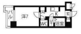 リージア代々木 306 間取り図