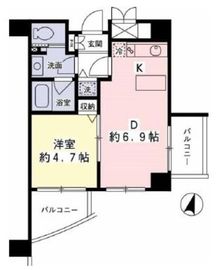 フィシオ笹塚 501 間取り図