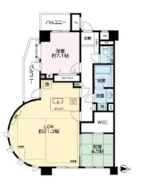 アルシオン芝浦 11階 間取り図