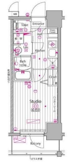 ガーラ・グランディ川崎榎町 11階 間取り図