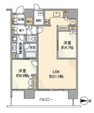 パークシティ武蔵小杉ステーションフォレストタワー 38階 間取り図