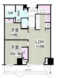 パークコート神宮北参道ザタワー 12階 間取り図