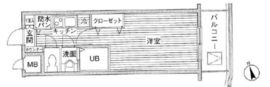 メゾン・ド・ヴィレ高輪 9階 間取り図