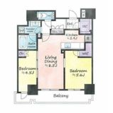 王子飛鳥山ザ・ファーストタワー＆レジデンス 3階 間取り図