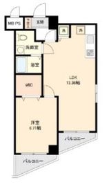 コンフィアンサ等々力 604 間取り図