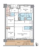 LUXENA+PAWS藤沢 605 間取り図