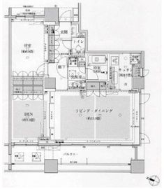 パークホームズ新宿若松町 4階 間取り図