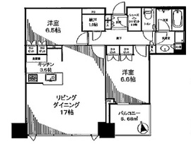 シティタワーズ豊洲ザ・シンボル 36階 間取り図