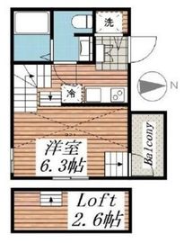 グランヒルレジデンス目黒大橋 1階 間取り図