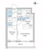 スタイリオ池上SOUTH 305 間取り図