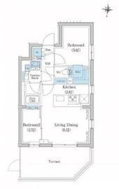 スタイリオ池上SOUTH 113 間取り図