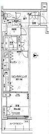 ライフェール新宿御苑ノースサイド 2階 間取り図