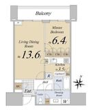 赤坂タワーレジデンス トップオブザヒル 20階 間取り図
