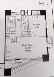 ファーストリアルタワー新宿 28F1 間取り図
