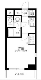 メゾン・ド・ヴィレ日本橋浜町 8階 間取り図