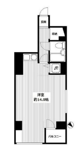 東急ドエルアルス音羽 4階 間取り図