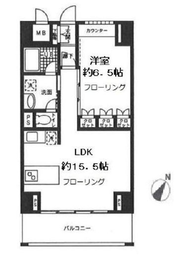 ロジュマン湘南 9階 間取り図