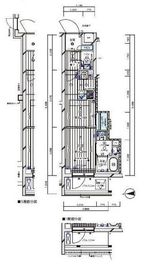 メインステージ武蔵中原フレイス 505 間取り図