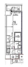 S-RESIDENCE押上パークサイド (エスレジデンス押上パークサイド) 604 間取り図