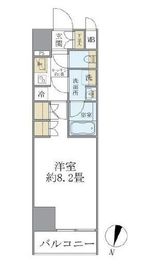 COCO-CHILL KAMEARI 202 間取り図