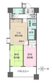 パークハウス新中野ディーセント 12階 間取り図