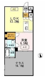 カスタリア目黒長者丸 105 間取り図