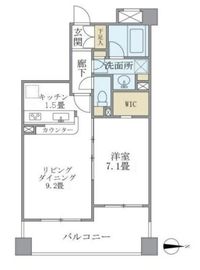 ヒルクレスト妙蓮寺 504 間取り図