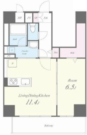 Geminos CHIGASAKI 301 間取り図