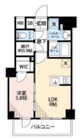デュオステージ川崎 2階 間取り図
