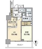 ベイクレストタワー 13階 間取り図
