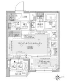 クレヴィア荻窪 3階 間取り図