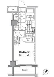 ONE ROOF FLAT TSUKISHIMA (ワンルーフフラット月島) 710 間取り図